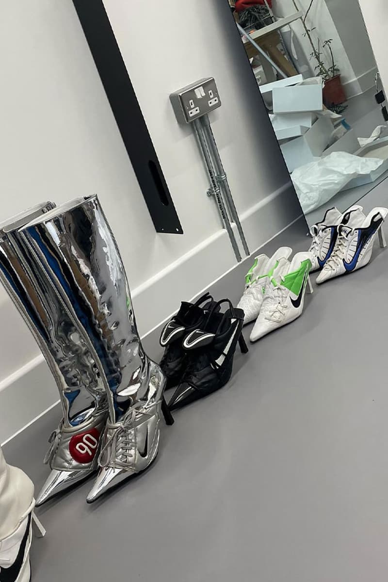 Ancuta Sarca 率先亮相一系列全新升級改造「高跟足球鞋」