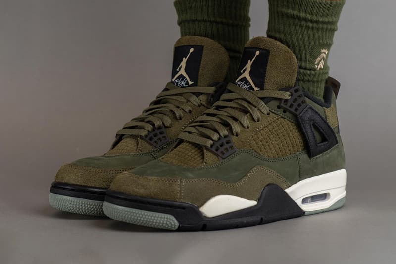 近賞 Air Jordan 4 Craft「Medium Olive」上腳圖輯