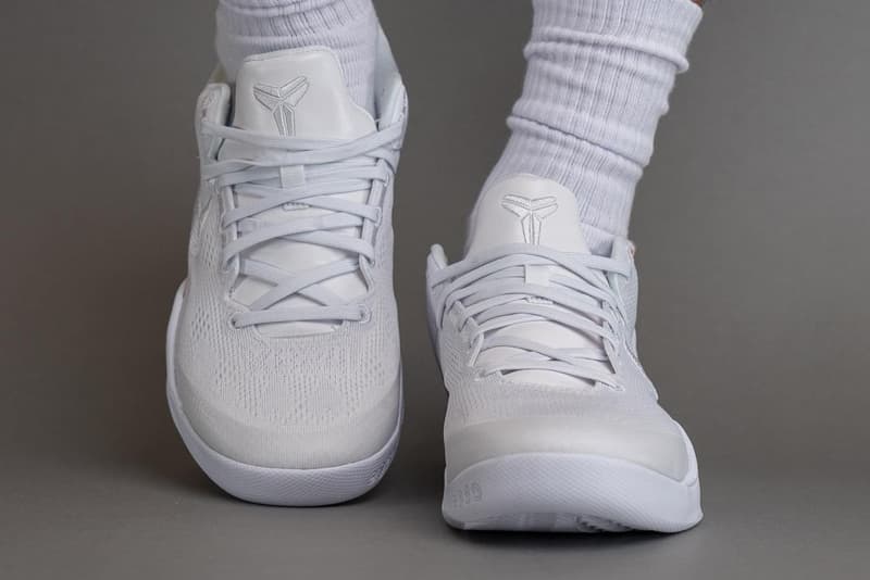 率先上脚 Nike Kobe 8 Protro 最新配色「Triple White」