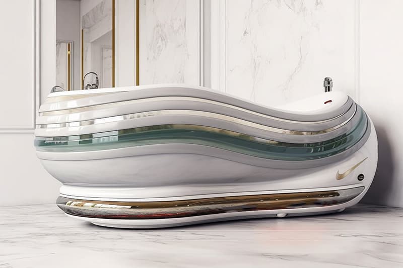AI 生成工具打造 Nike、adidas 人氣球鞋概念造型浴缸