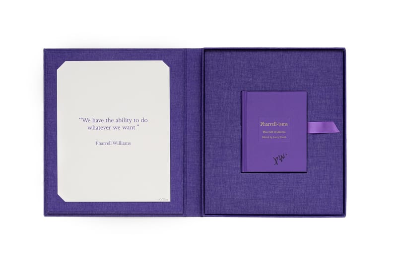 No More Rulers 攜手 Pharrell Williams 合作書籍《Pharrell-isms》正式推出限量盒裝簽名版