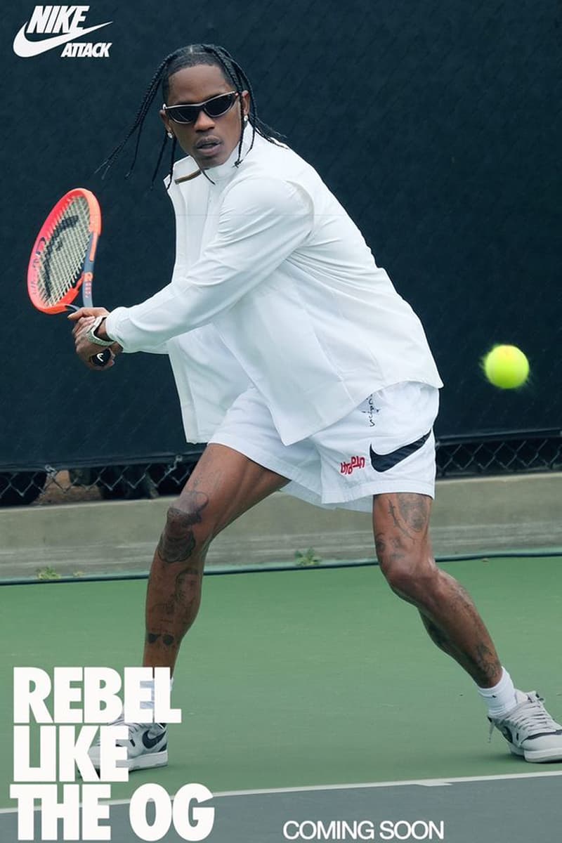 Travis Scott 攜手美國網壇傳奇 John McEnroe 合體出鏡 Nike Mac Attack 全新形象大片