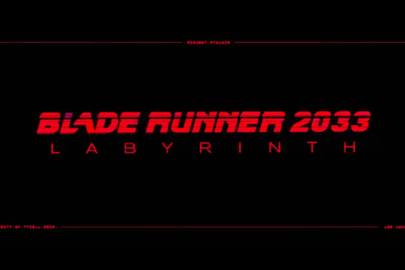 《銀翼殺手》確定推出同電影宇宙之改編游戏《Blade Runner 2033: Labyrinth》