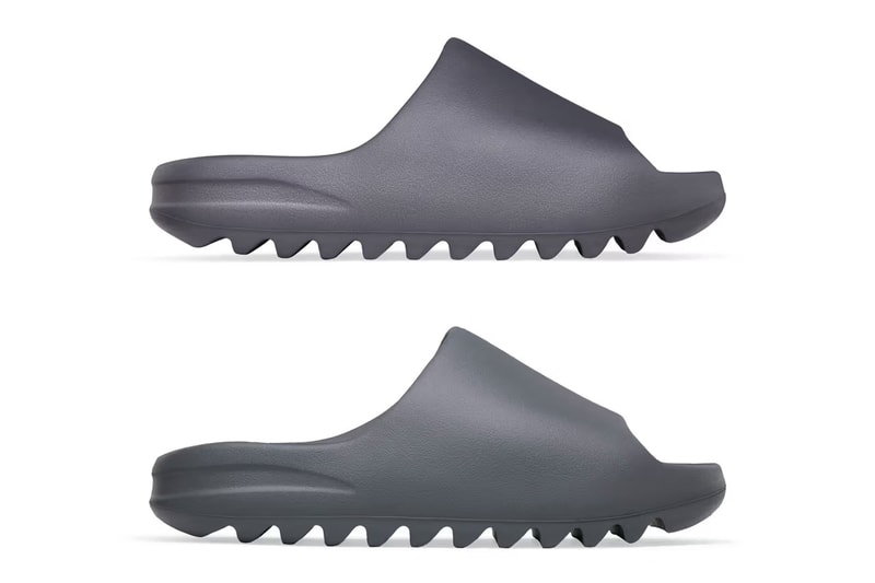 adidas YEEZY SLIDE 最新配色「Granite」&「Slate Grey」率先亮相