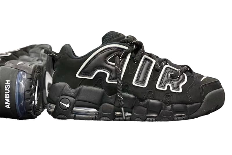 低筒版本現身！AMBUSH x Nike Air More Uptempo 最新聯名配色率先曝光