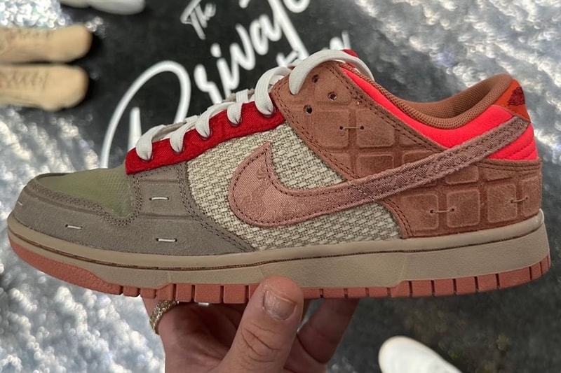 近赏 CLOT x Nike Dunk Low 「What The」最新联名鞋款