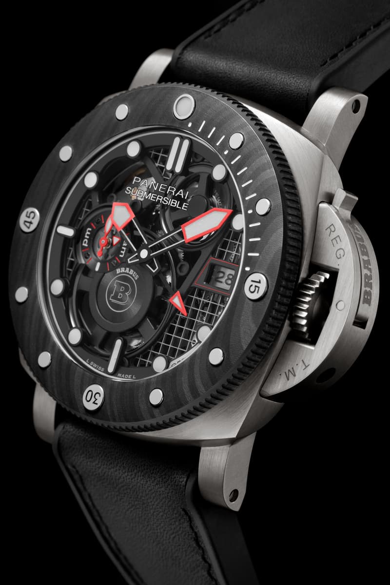 Panerai 推出全新 Submersible S BRABUS eTitanio 腕表