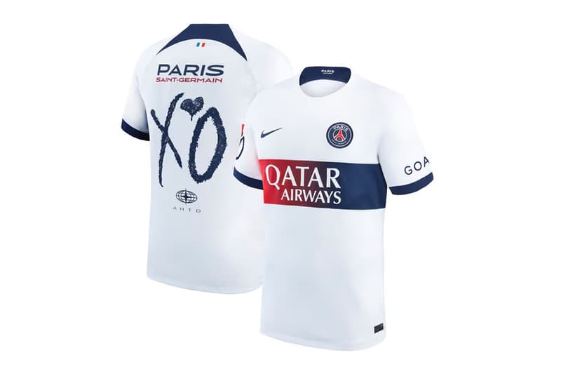 Paris Saint-Germain 為 The Weeknd 推出 PSGXO 特別收藏版球衣