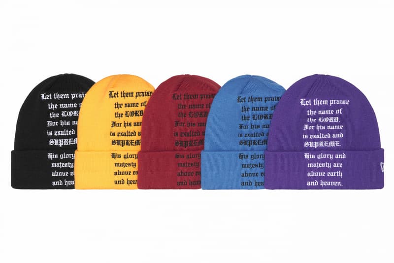 Supreme 2023 秋冬系列「包款、帽款」完整公開