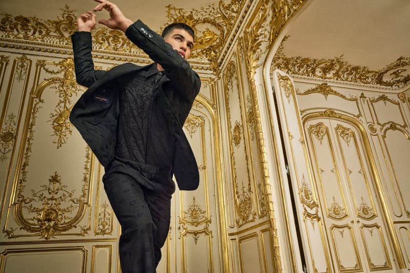 Carlos Alcaraz 演绎 Louis Vuitton 2024 春夏男士正装系列