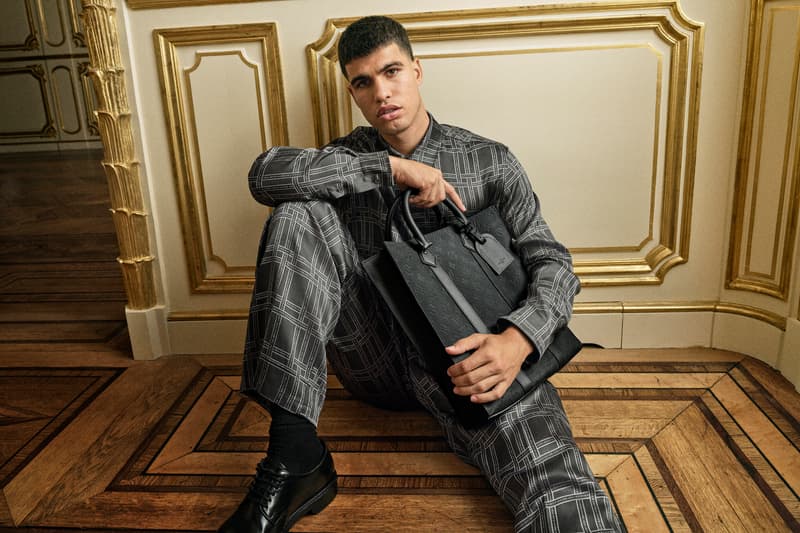Carlos Alcaraz 演绎 Louis Vuitton 2024 春夏男士正装系列