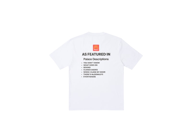 Palace Skateboards x McDonald’s 联名系列正式发布