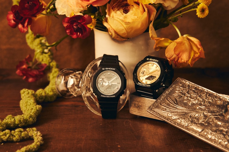 G-SHOCK 推出全新金银配色 GA-2100 系列