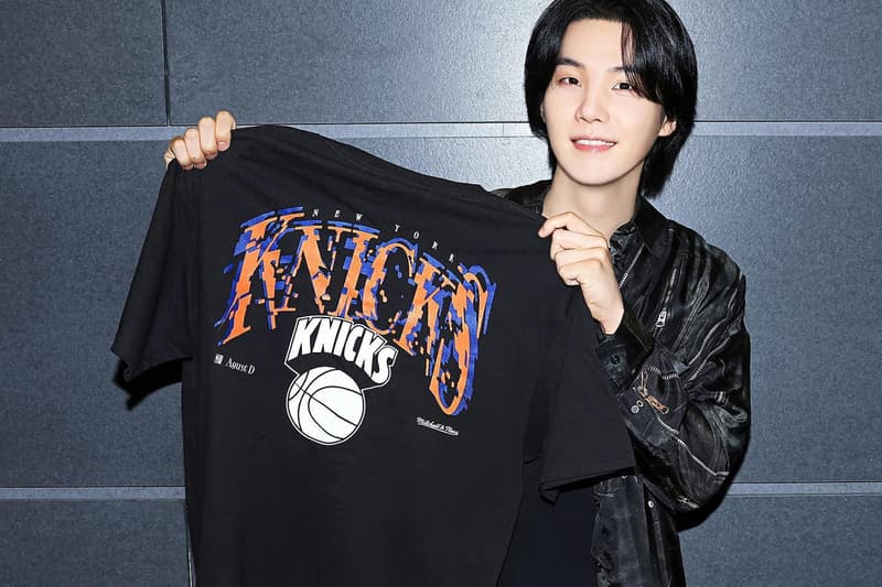 BTS 成員 SUGA 與 Mitchell & Ness 推出聯名系列