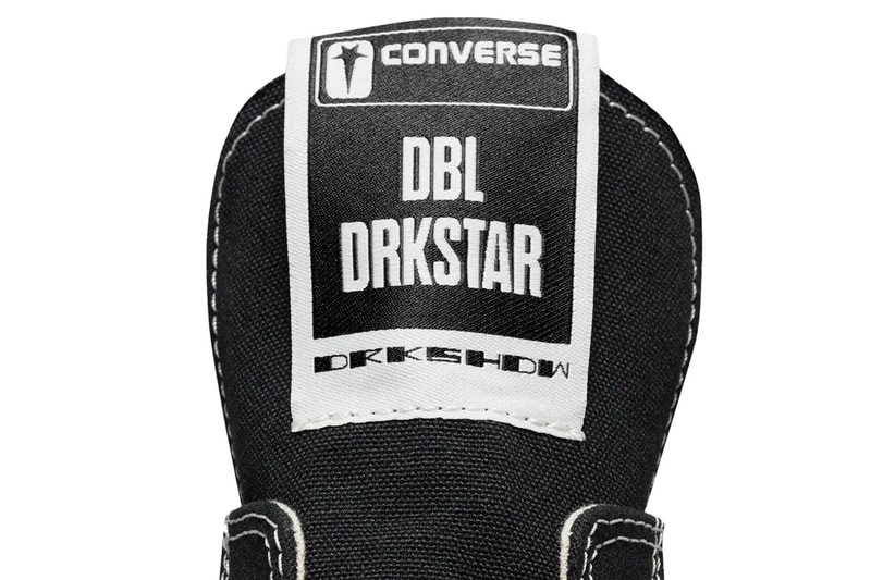 Converse 再度攜手 Rick Owens DRKSHDW 打造全新聯名鞋款 DBL DRKSTAR Chuck 70