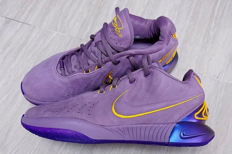 率先預覽 Nike LeBron 21 最新配色「Violet Dust」