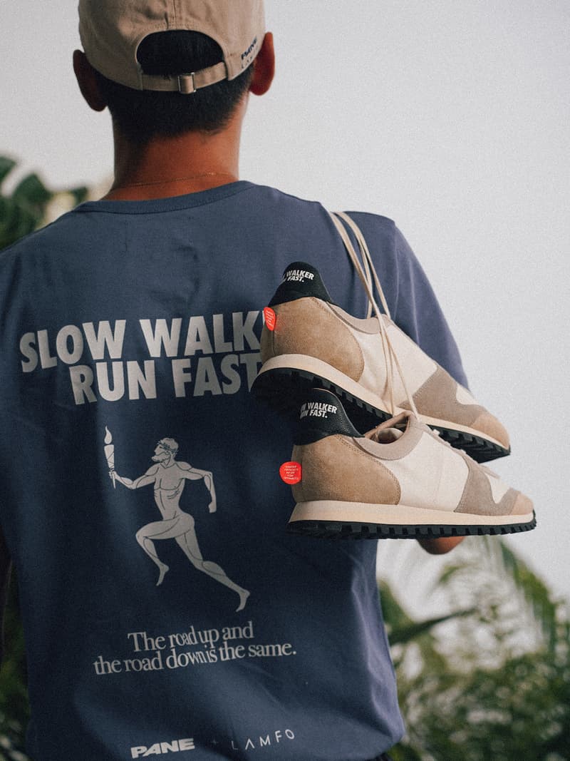 LAMFO 携手 PANE 推出「SLOW WALKER RUN FAST」联名系列