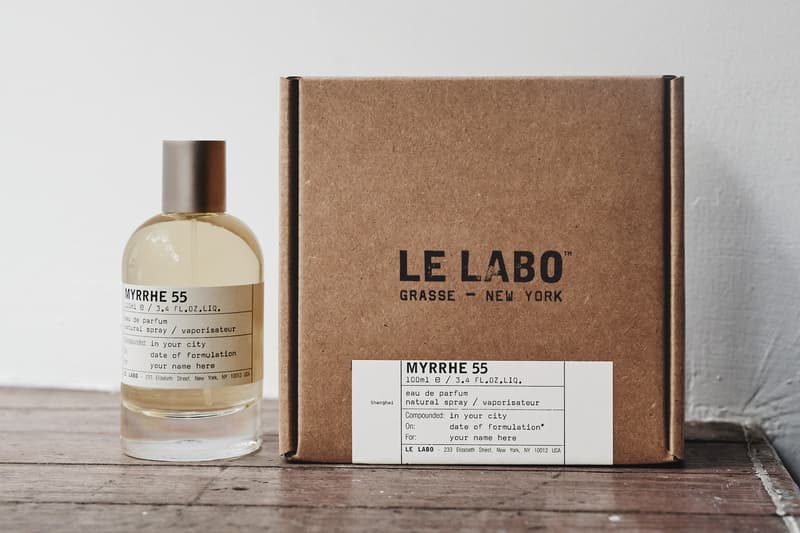 Le Labo 城市限定系列推出上海限定版本 Myrrhe 末药 55 