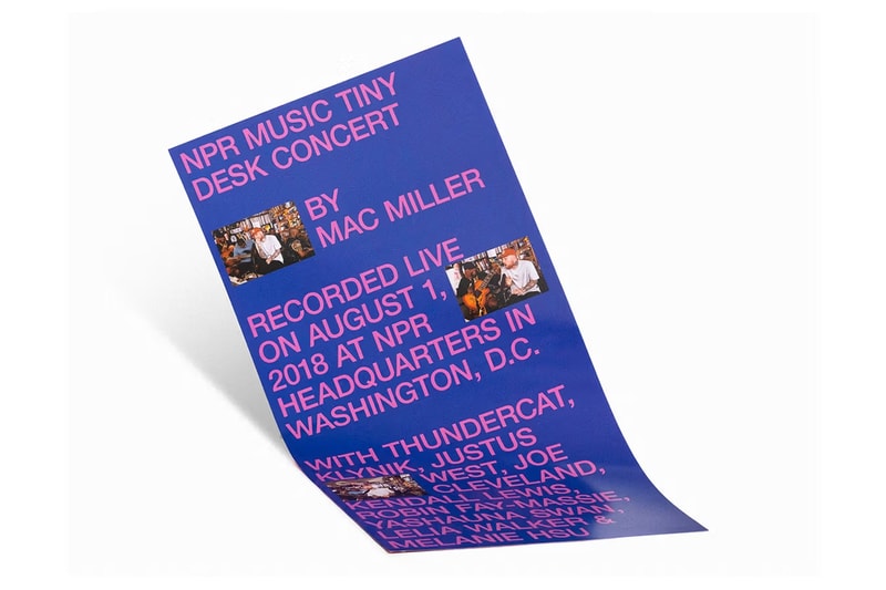 Mac Miller x NPR Music 推出《Swimming》、《Tiny Desk Concert》黑膠唱片