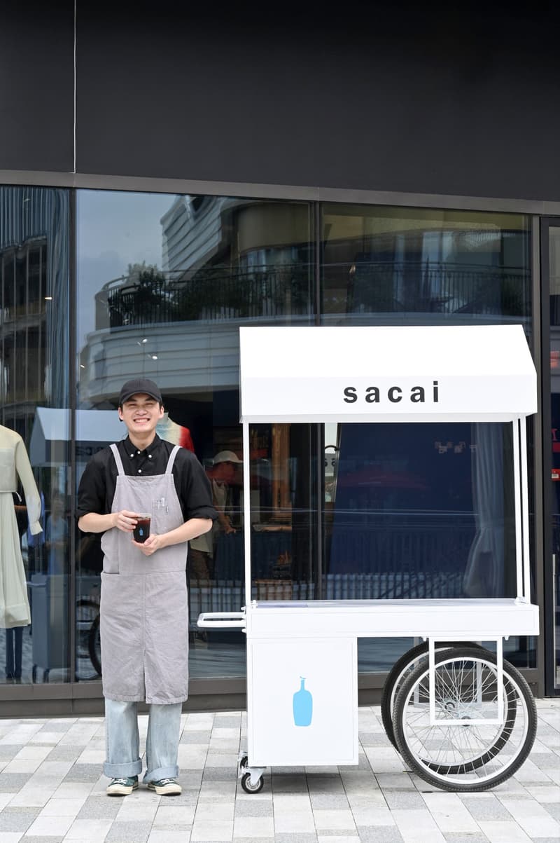 sacai 携手 Blue Bottle Coffee 推出迷你咖啡站