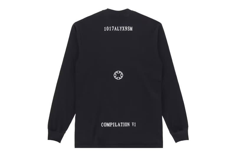 1017 ALYX 9SM 正式推出專輯《1017 ALYX 9SM COMPILATION VOL. 1》周邊服飾