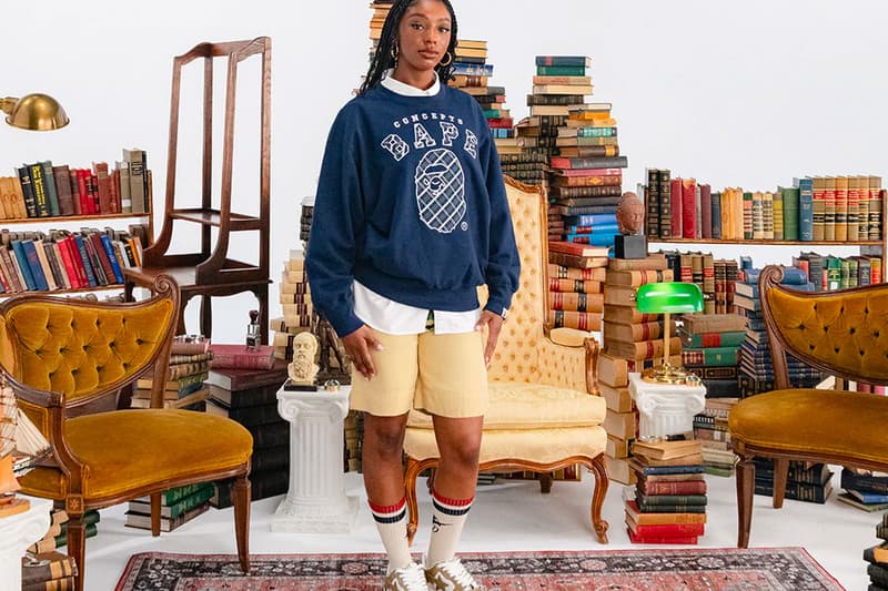 BAPE 聯手時尚品舖 Concepts 打造「學院風格」聯名系列