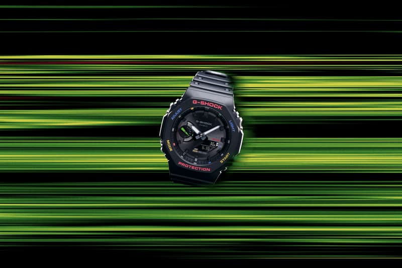 G-SHOCK 推出全新「Multicolor Accents」系列 GA-B2100FC 腕表