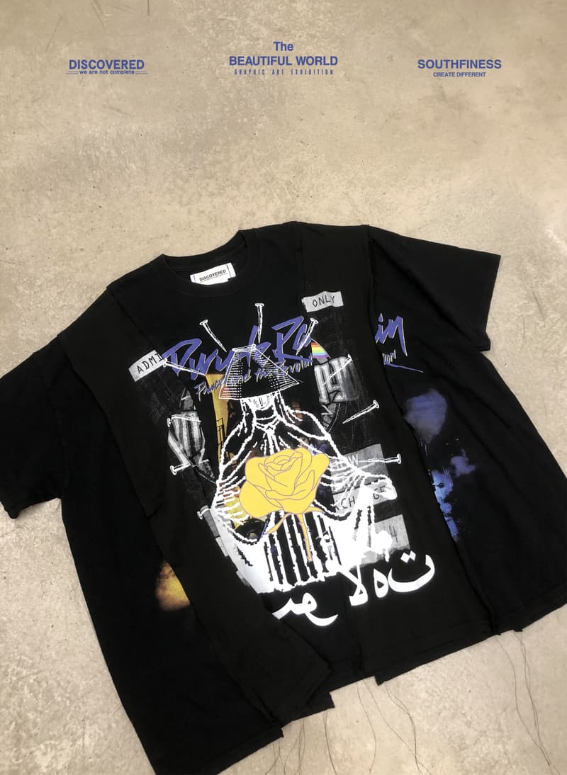 DISCOVERED x SOUTHFINESS 发布古着再造联名系列「美丽世界」