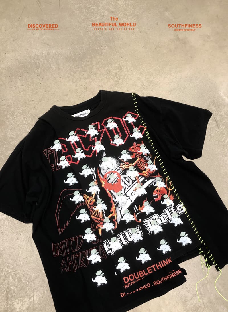 DISCOVERED x SOUTHFINESS 发布古着再造联名系列「美丽世界」