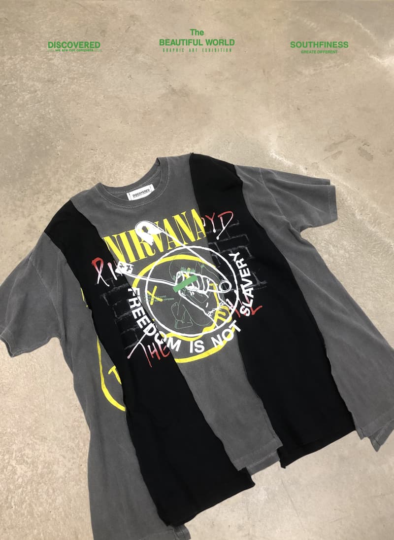 DISCOVERED x SOUTHFINESS 发布古着再造联名系列「美丽世界」