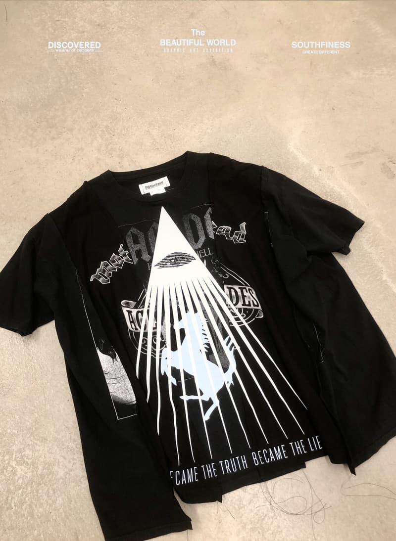 DISCOVERED x SOUTHFINESS 发布古着再造联名系列「美丽世界」