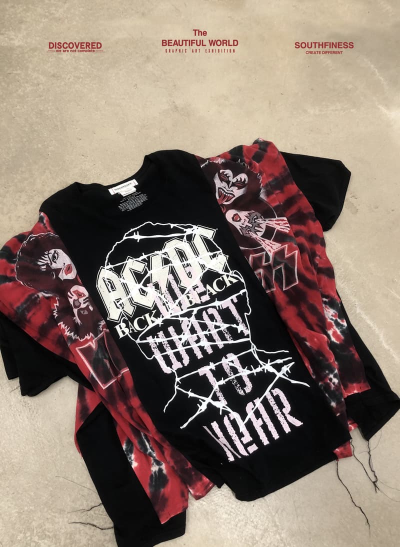 DISCOVERED x SOUTHFINESS 发布古着再造联名系列「美丽世界」