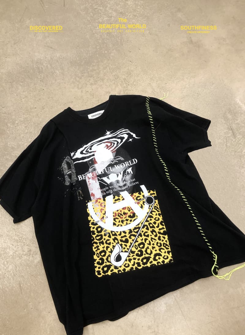 DISCOVERED x SOUTHFINESS 发布古着再造联名系列「美丽世界」