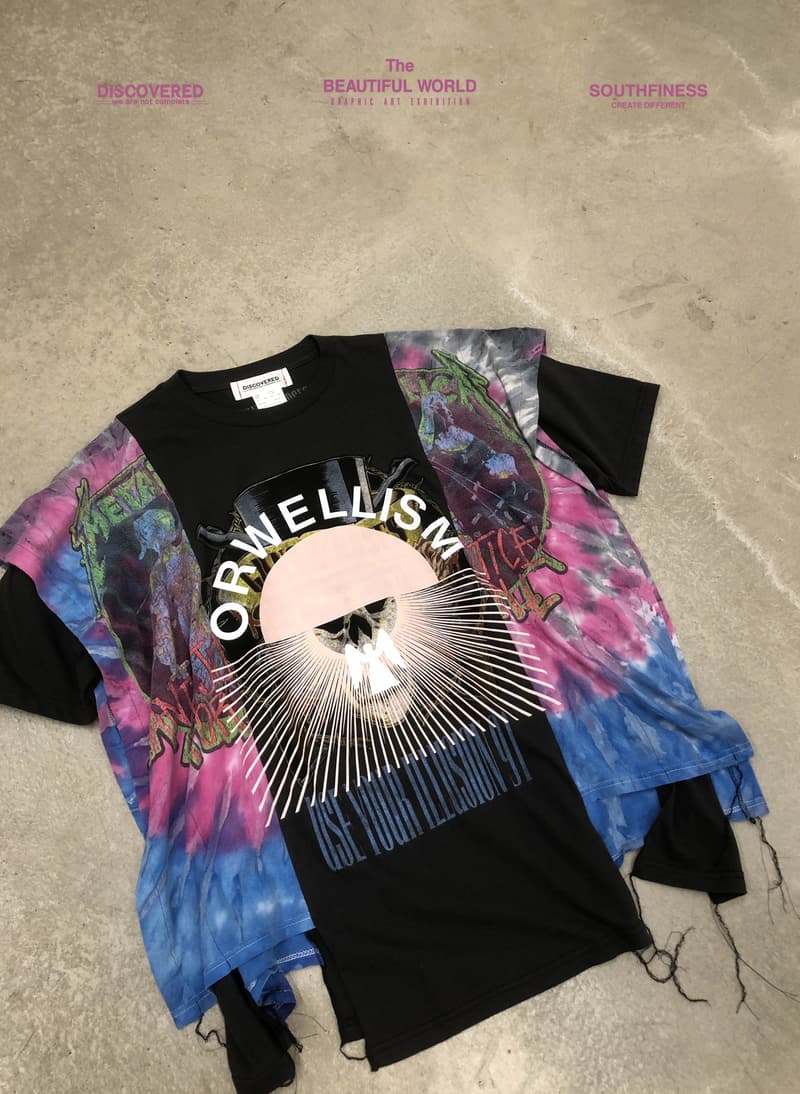 DISCOVERED x SOUTHFINESS 发布古着再造联名系列「美丽世界」