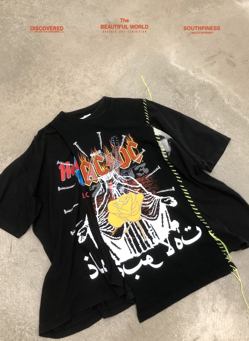 DISCOVERED x SOUTHFINESS 发布古着再造联名系列「美丽世界」