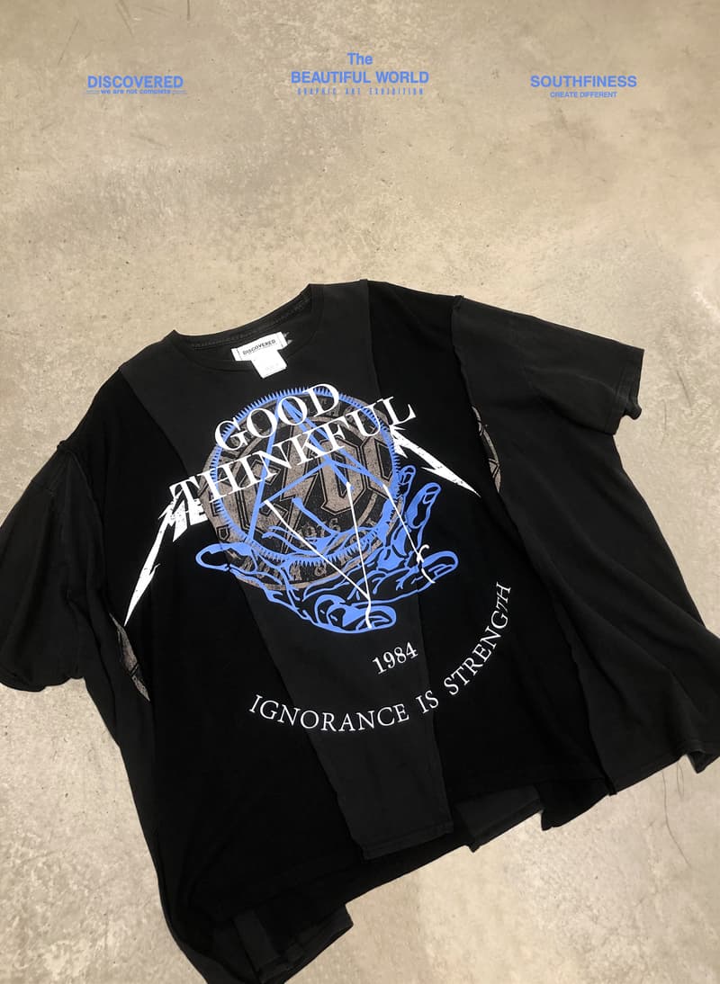 DISCOVERED x SOUTHFINESS 发布古着再造联名系列「美丽世界」