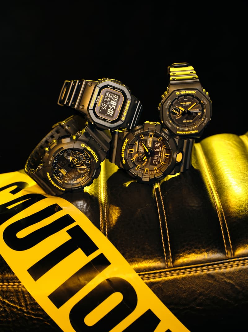 G-SHOCK 推出全新「Caution Yellow」系列