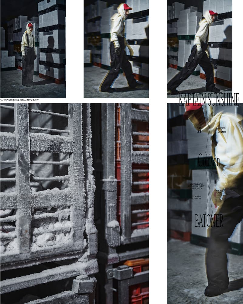 KAPTAIN SUNSHINE x Goldwin x BATONER 三方联名正式登场