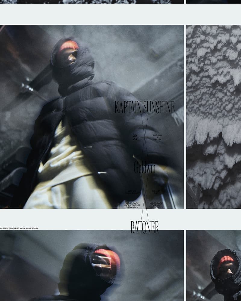 KAPTAIN SUNSHINE x Goldwin x BATONER 三方联名正式登场