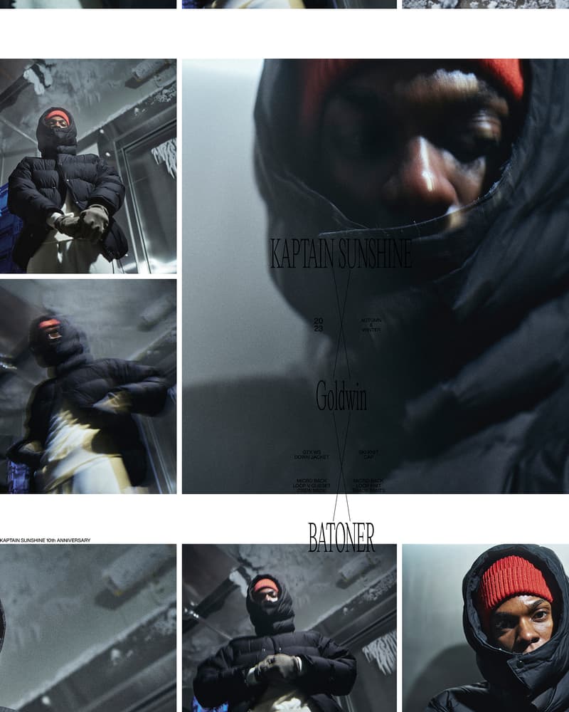 KAPTAIN SUNSHINE x Goldwin x BATONER 三方联名正式登场