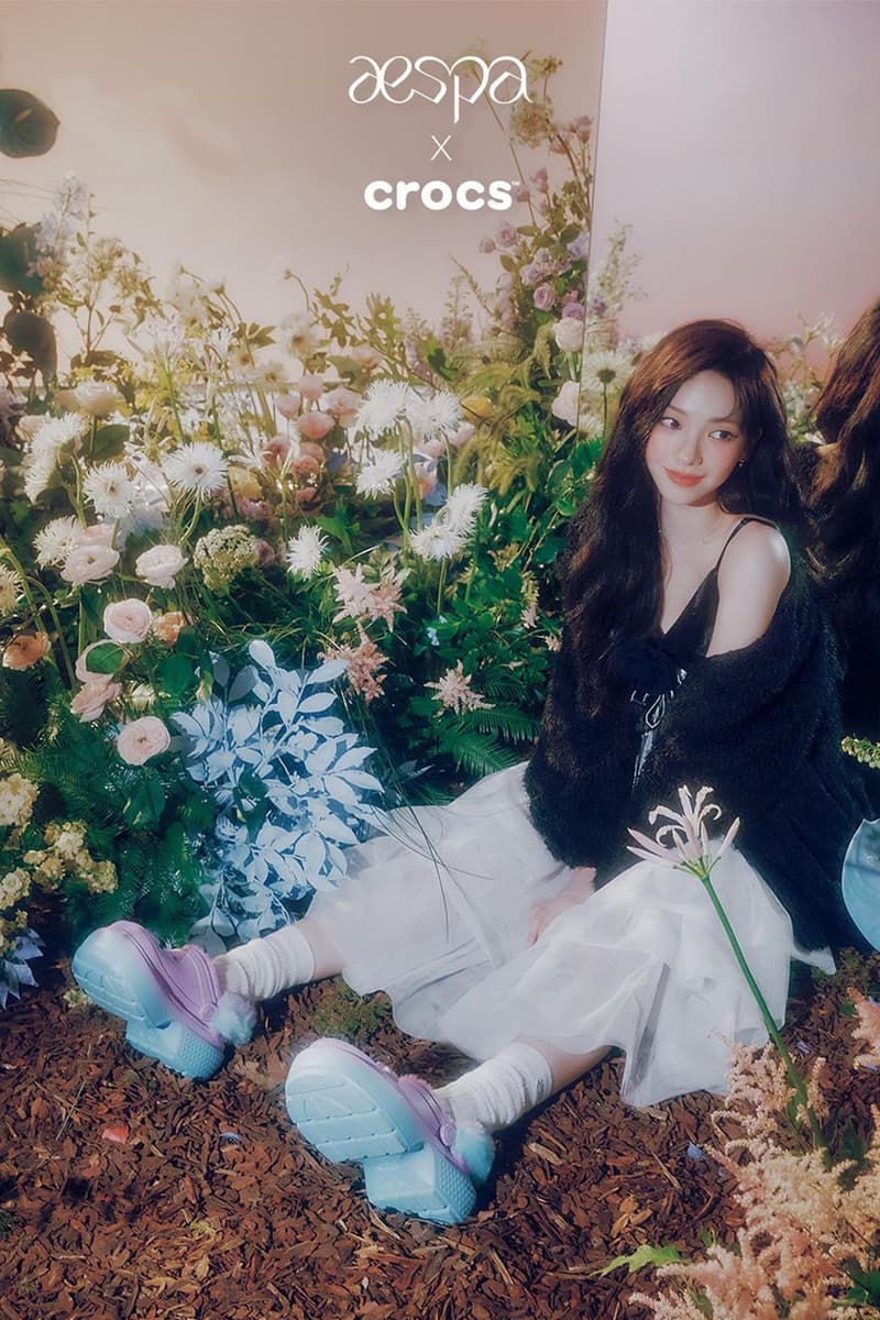 Crocs 攜手 aespa 打造全新聯名鞋款
