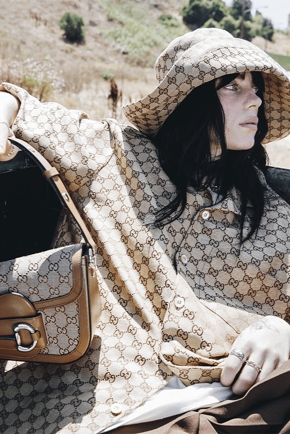 Gucci 攜手 Billie Eilish 正式推出 Horsebit 1955 手袋