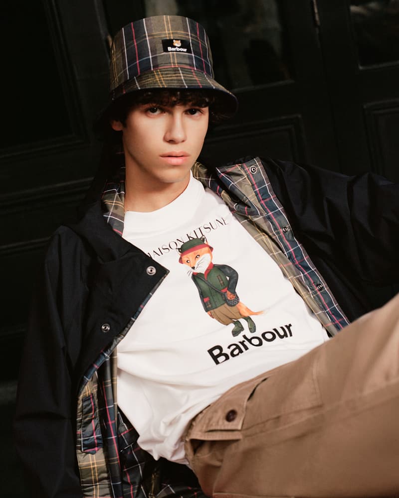 Maison Kitsuné 携手 Barbour 推出首个联名系列