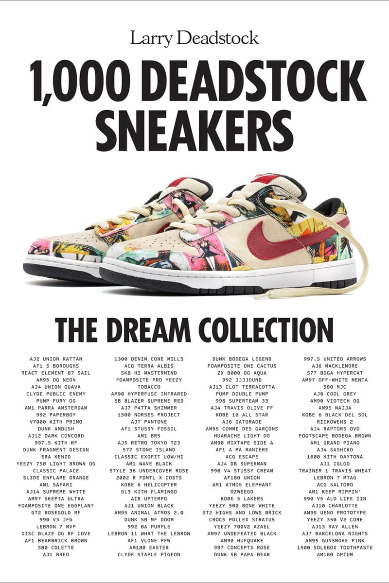 詳述球鞋歷史新書《1,000 DEADSTOCK SNEAKERS》正式登場
