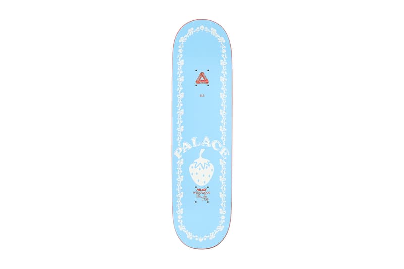 Palace Skateboards x Wedgwood 全新聯名茶具組合、滑板正式登場