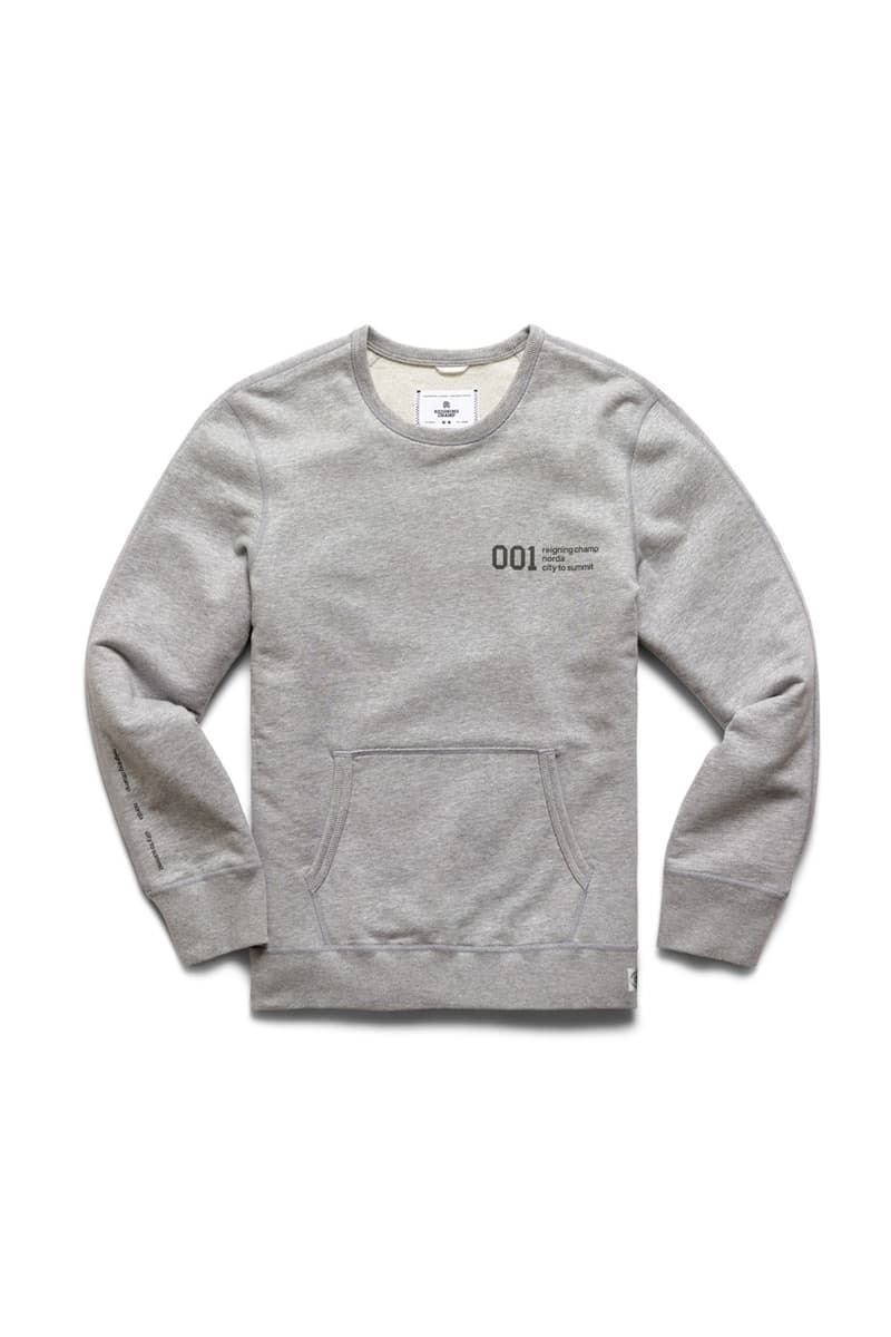 Reigning Champ x norda 全新联名系列「City to Summit」正式登場
