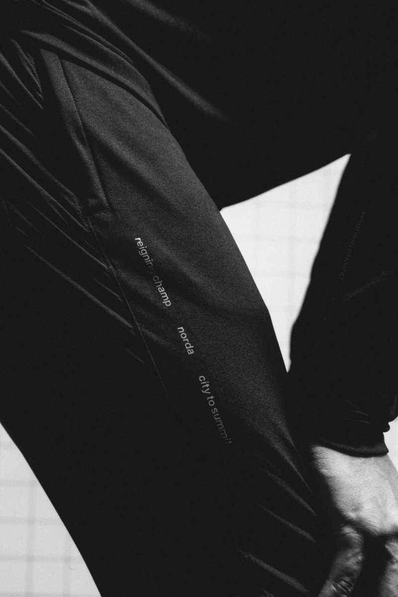 Reigning Champ x norda 全新联名系列「City to Summit」正式登場
