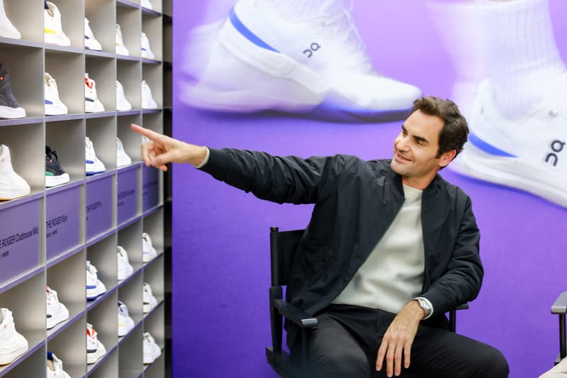 Roger Federer 参观 On 上海新天地店