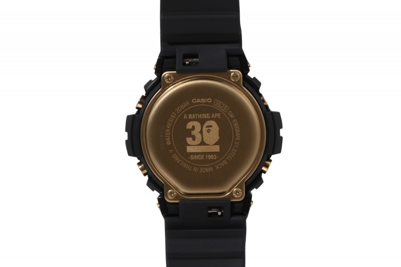 G-SHOCK x BAPE® 推出全新「GM-6900BAPE」联名腕表