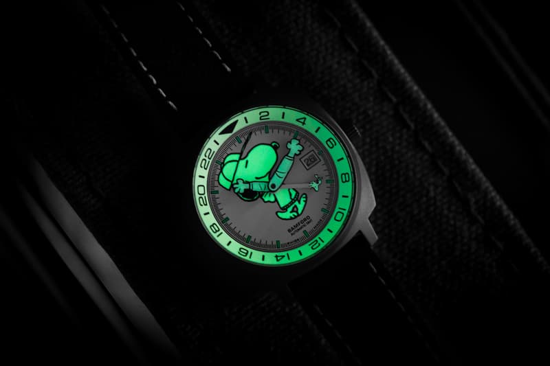 Hypebeast 與 Bamford London 聯名推出史努比 GMT 限量版腕錶